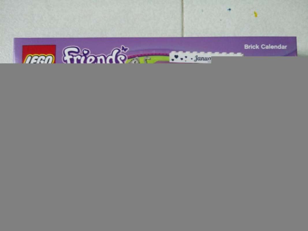 Lego friends brick calendar online