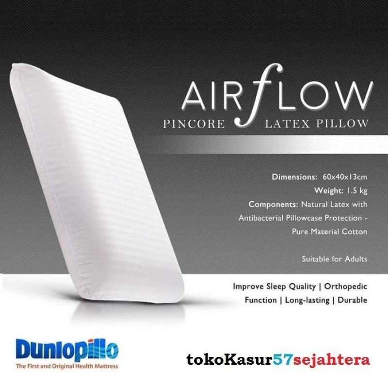 Dunlopillo airflow hot sale ergo latex pillow