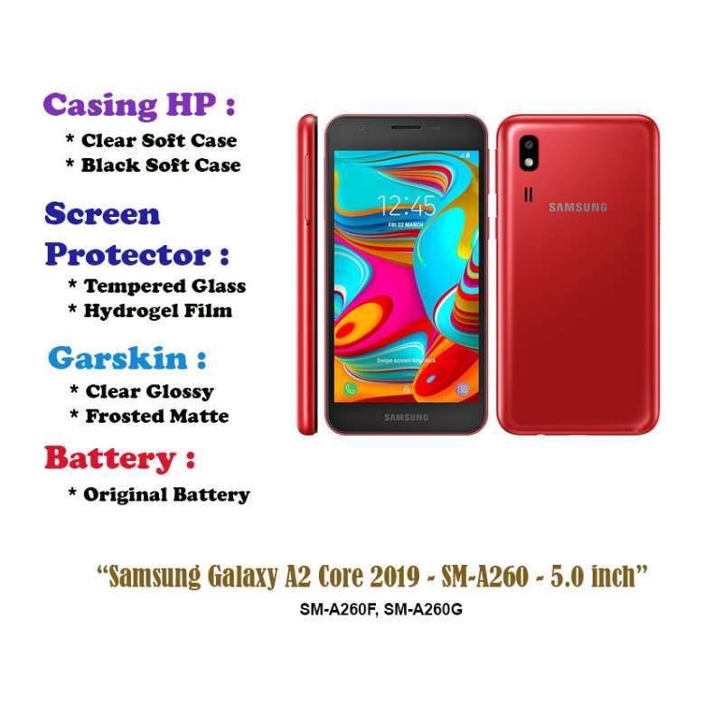 A260g Ds Samsung A2 Core Camera Samsung Galaxy A2 Core 2019 SM