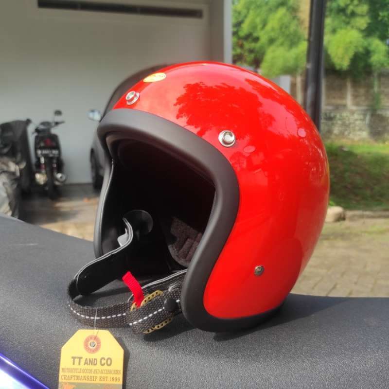 TT&CO. NEW MODEL 500-TX STANDARD ORANGE 3/4 OPEN FACE