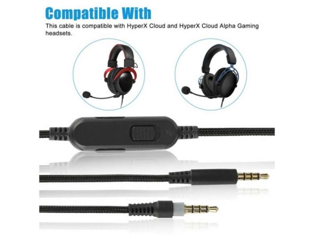 Promo Hyperx Cloud Alpha Mix Cable Replacement Gaming Headphone