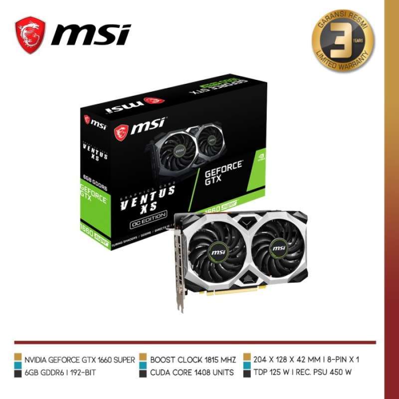 Vga msi gtx 1660 super hotsell