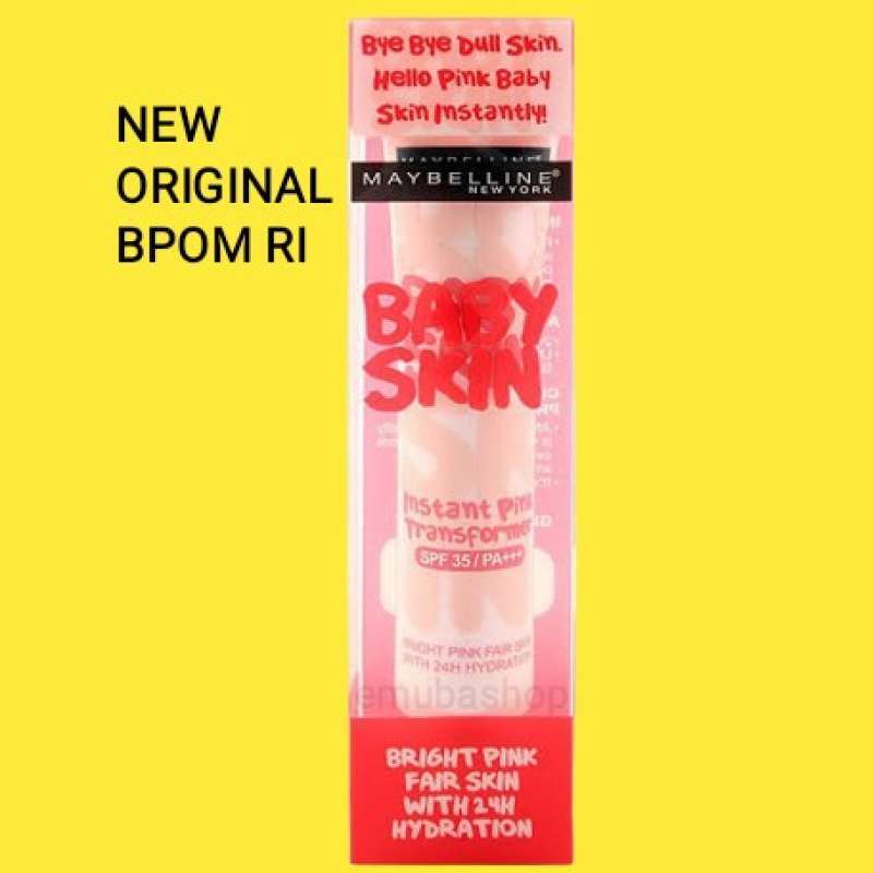 Jual Maybelline Baby Skin Instant Pore Primer Pink Transformer SPF