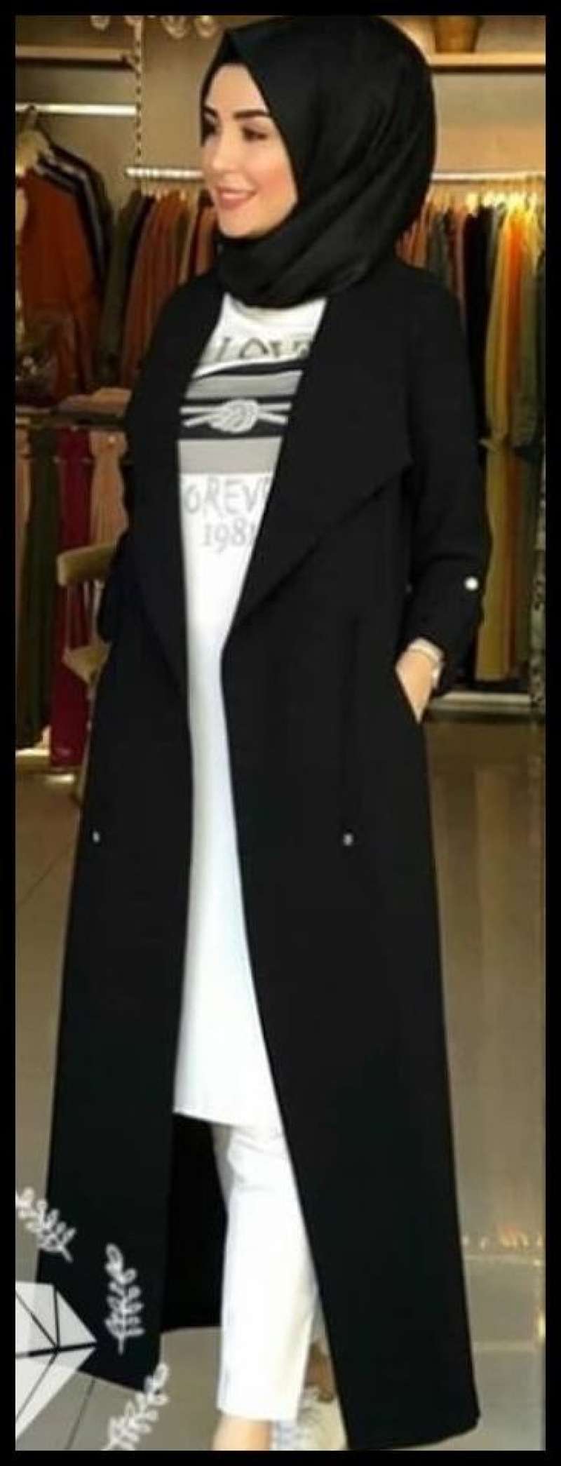 Ready StokTerbaru Cardigan Muslim Wanita Outerwear Panjang Ootd Long
