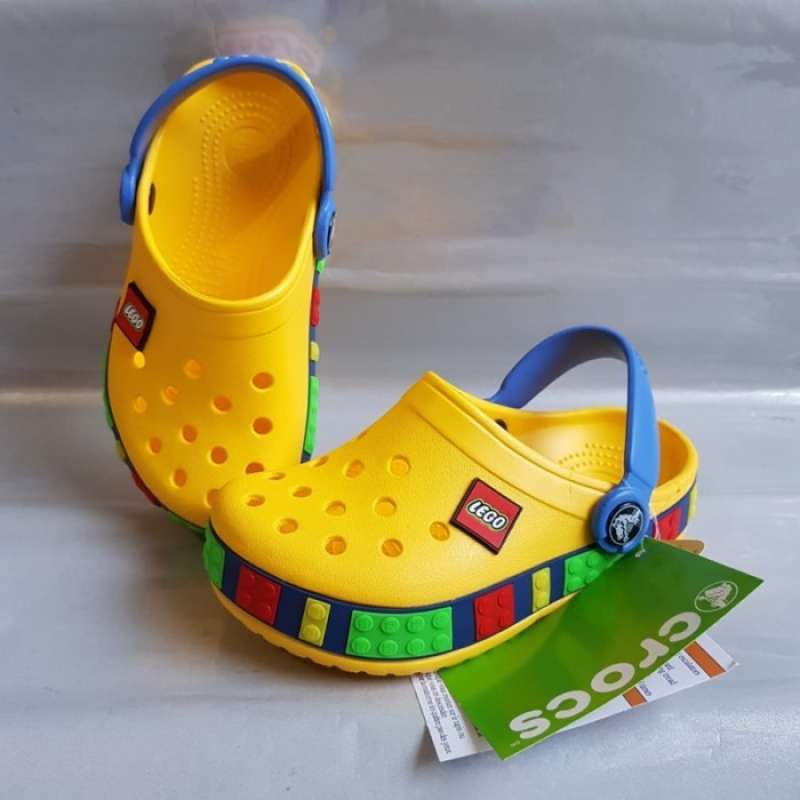 Promo Sandal Crocs Lego Sandal Anak Bahan Karet Warna Warni Import