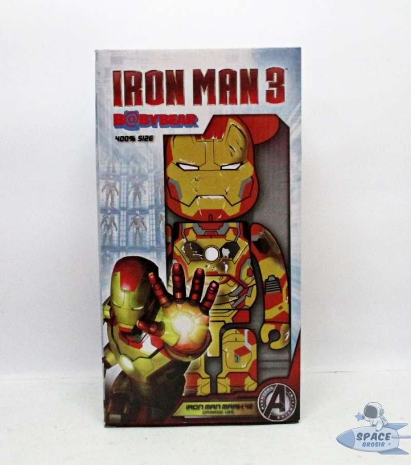 Iron man 2025 bearbrick 400