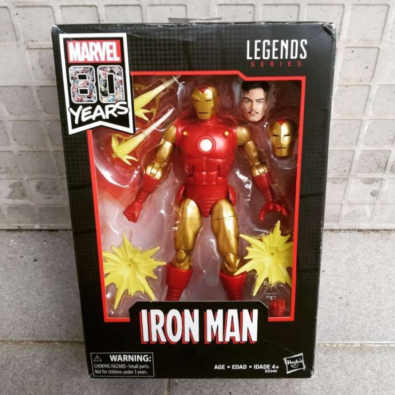 HASBRO MARVEL LEGENDS 80TH IRONMAN IRON MAN CLASSIC 80 YEARS ALEX ROSS