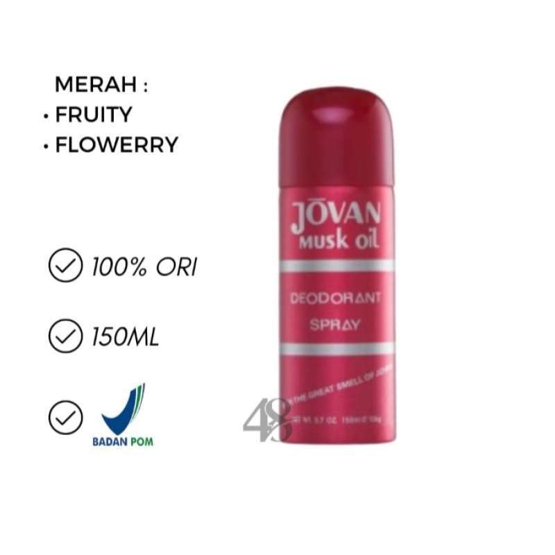 Jual jovan deodorant spray 150 ml di Seller Premier Market ID
