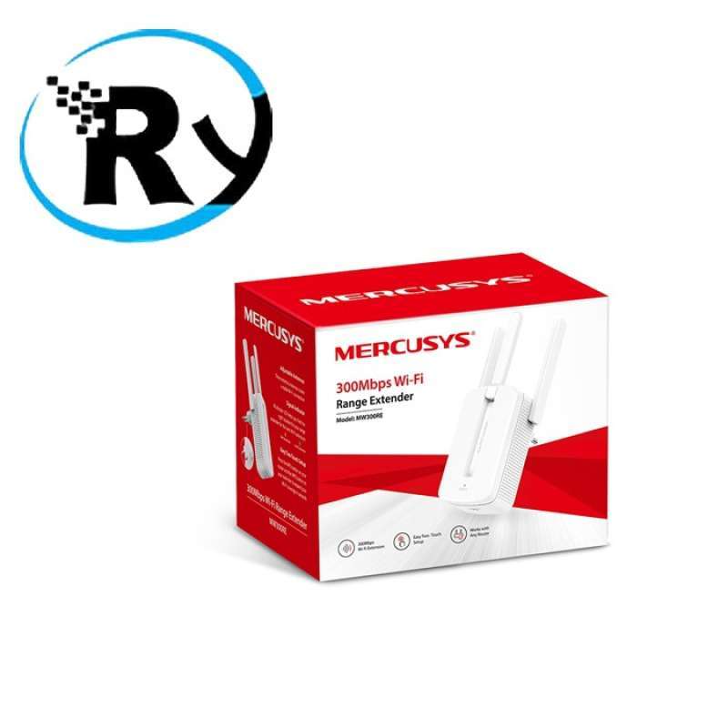 Promo Mercusys MW300RE 300Mbps MW 300RE White Diskon 23 di