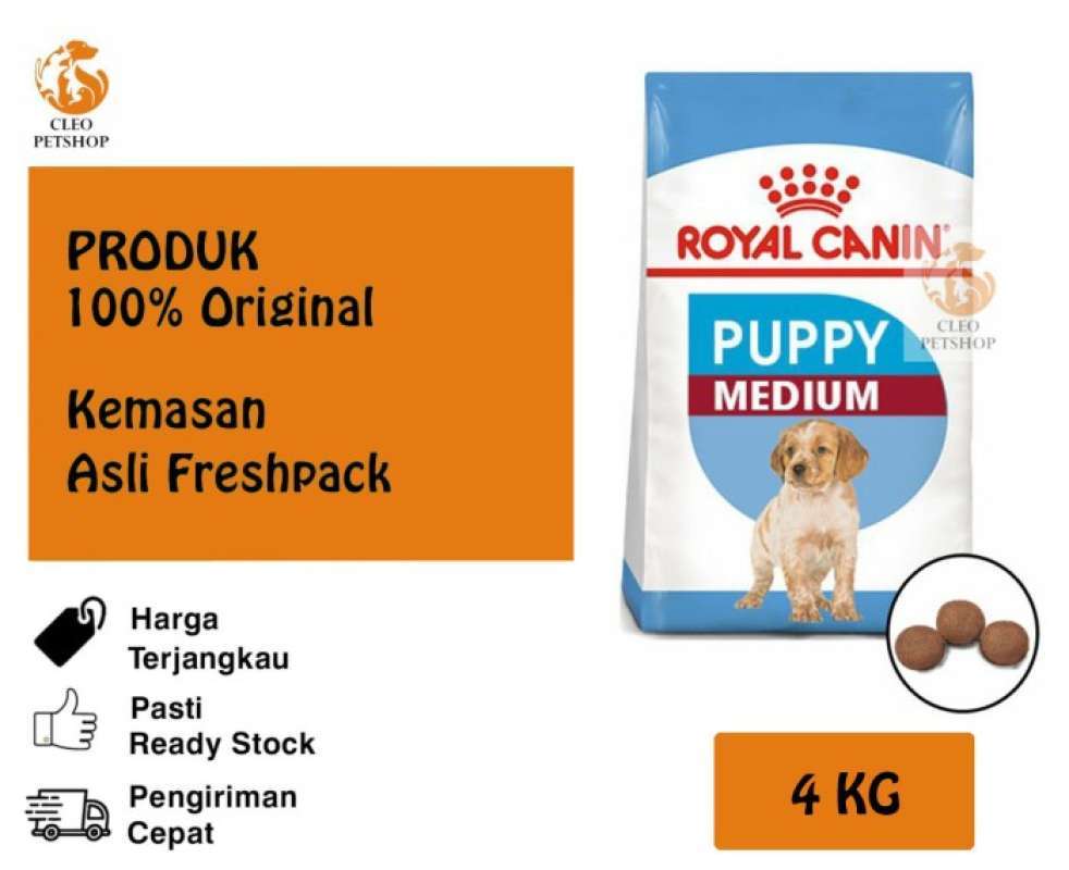 Promo Royal Canin Medium Junior Puppy 4kg Promo Price Diskon