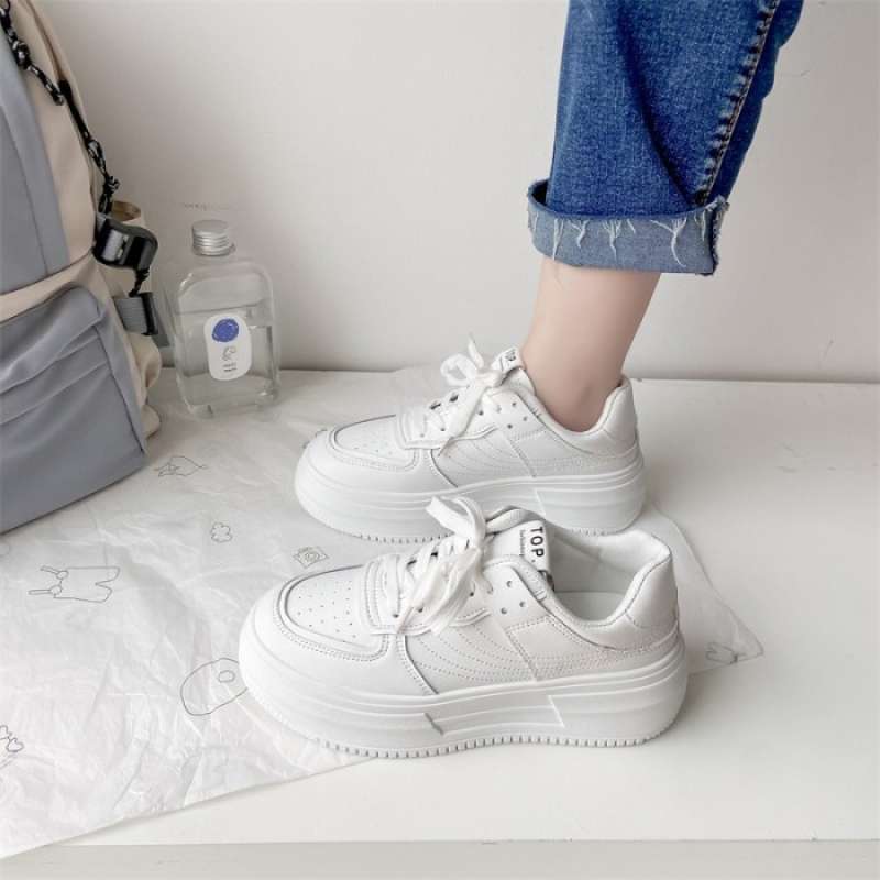 Jual Sepatu Kets Wanita Putih Sneakers Import Korean Style SP 218