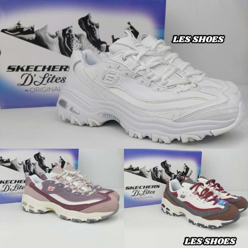 Harga sepatu skechers d'lite sale