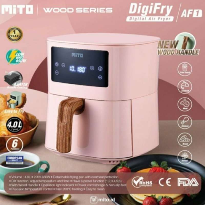 MITO af1 air fryer low watt garansi resmi tosca putih harga promo