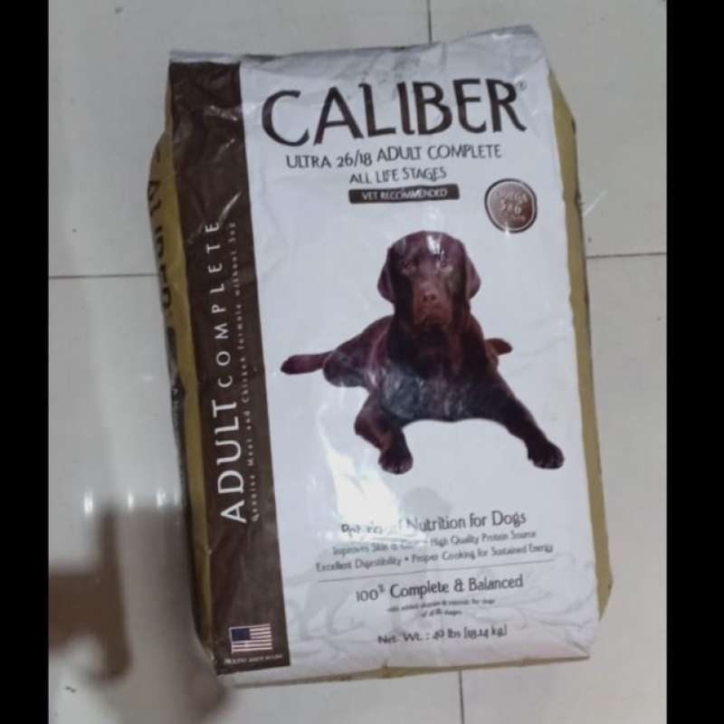 Caliber ultra on sale dog food