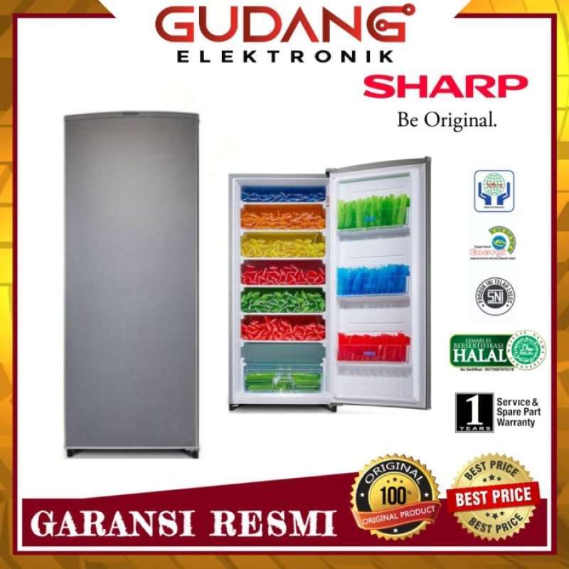Promo FREEZER SHARP FJM 189 N 8 RAK 150 LITER FJM 189N FREEZER