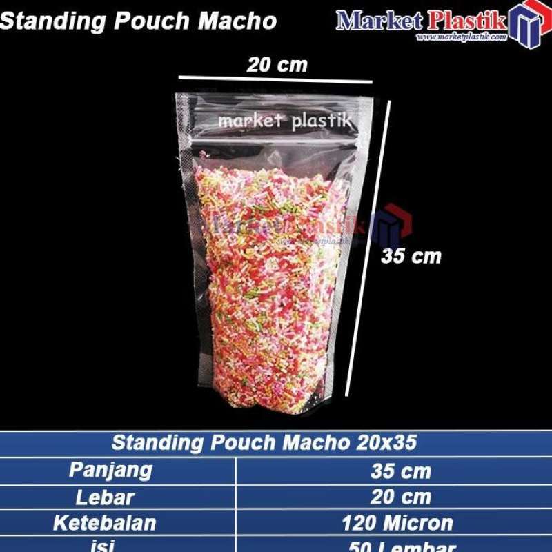 Plastik ziplock standing pouch on sale