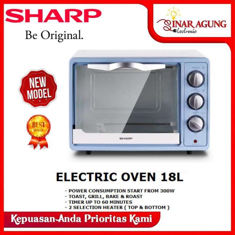Jual SHARP Oven Toaster Listrik 18 Liter EO 18BL OVEN LISTRIK