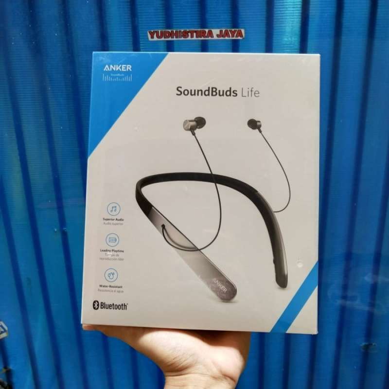 Jual Anker soundbuds life headset bluetooth neckband ipx5 Resmi