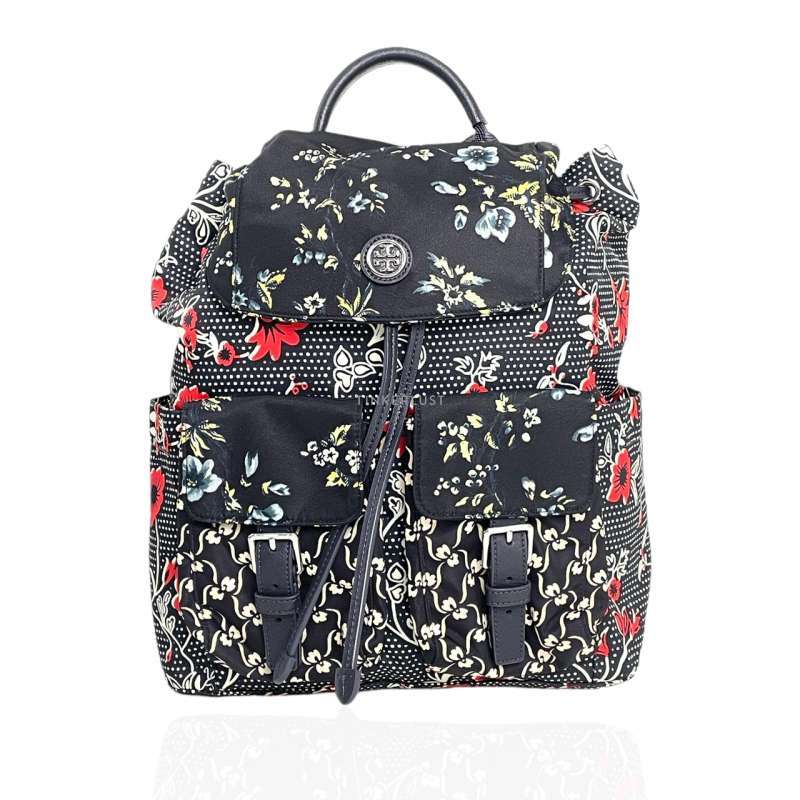 Tory burch floral backpack discount