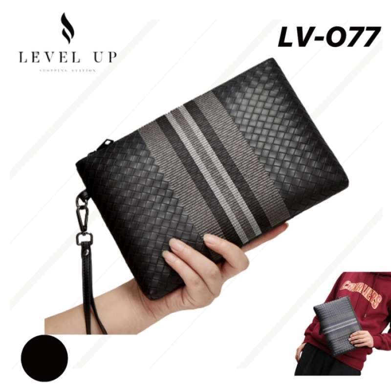 Jual LV077 CLUTCH PRIA PREMIUM HAND BAG WANITA TAS TANGAN