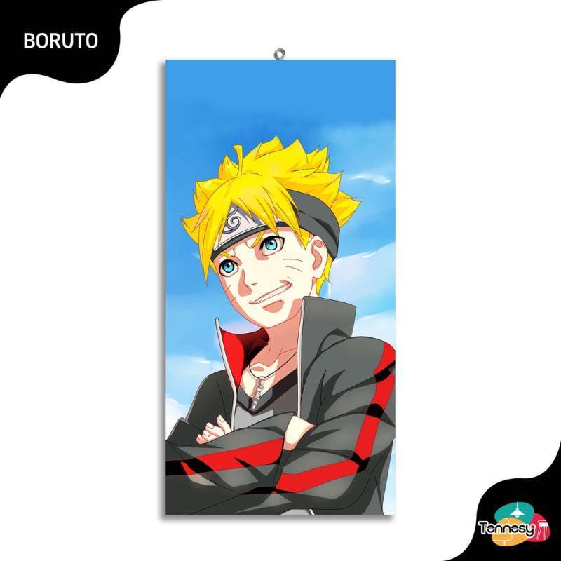 Promo Hiasan Dinding Boruto Sarada Mitsuki Naruto 15x30cm Wall
