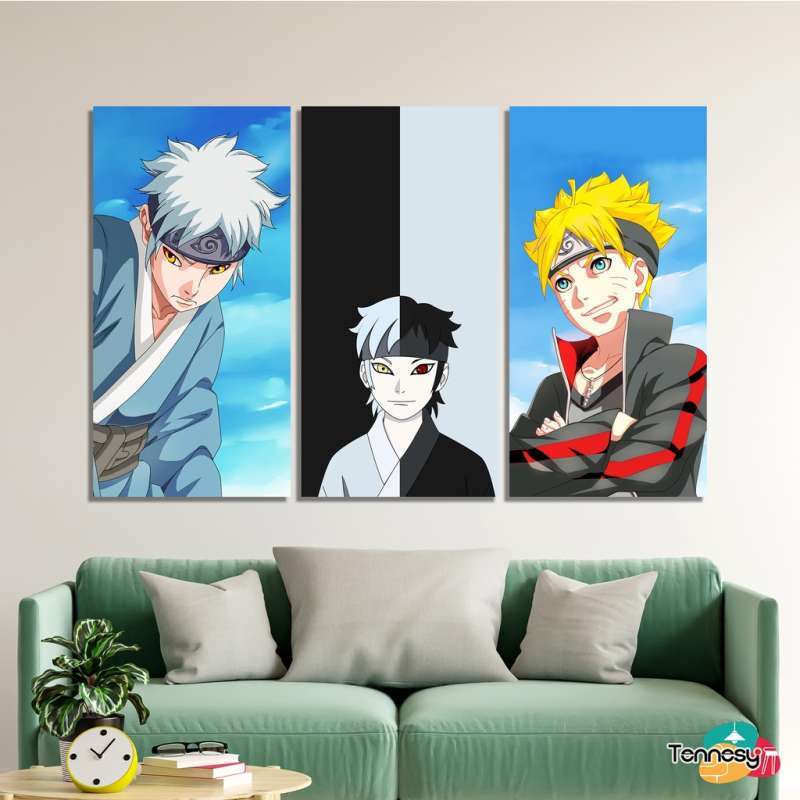 HIASAN DINDING BORUTO SARADA MITSUKI NARUTO 15x30CM WALL DECOR PAJANGAN  POSTER DEKORASI KAMAR RUMAH ANIME KARTUN ANIMASI
