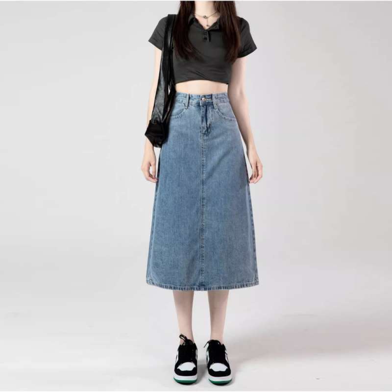 Rok jeans midi hotsell