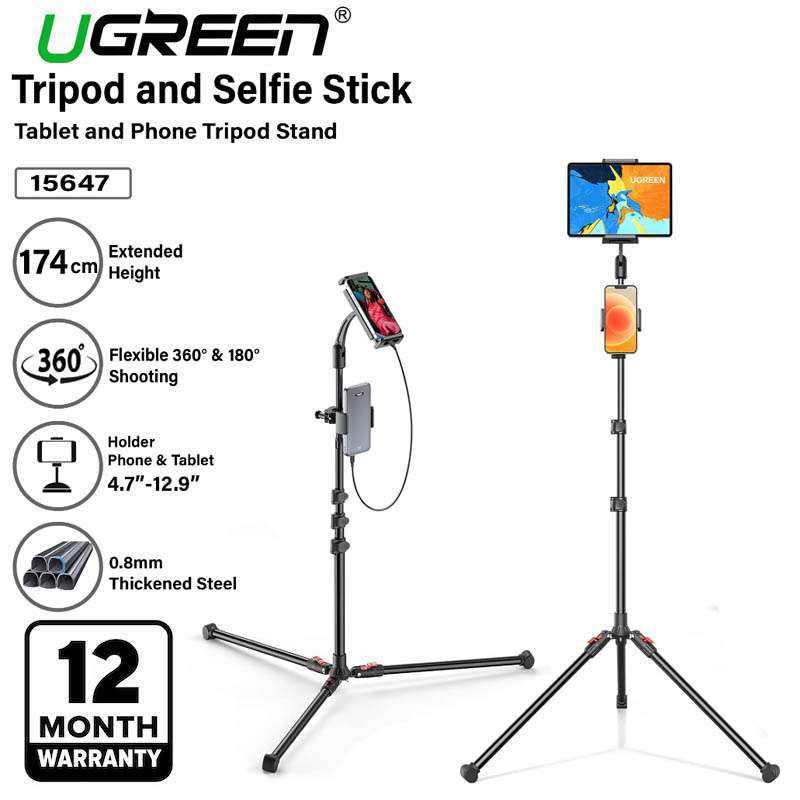 Huawei CF15 Pro Bluetooth Selfie Stick Tripod Phone Holder Tongsis  dudukan Hp