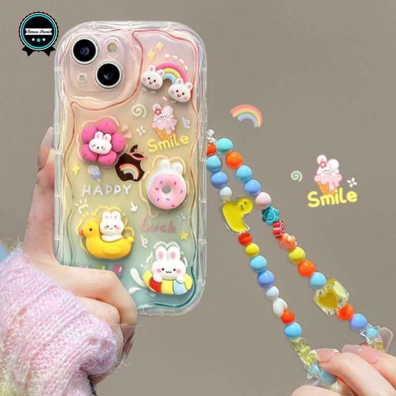 SOFTCASE SILIKON 3D CARACTER FOR IPONE 7+ 8+ X XS XR 11 12 13 14 15 PRO  MAX