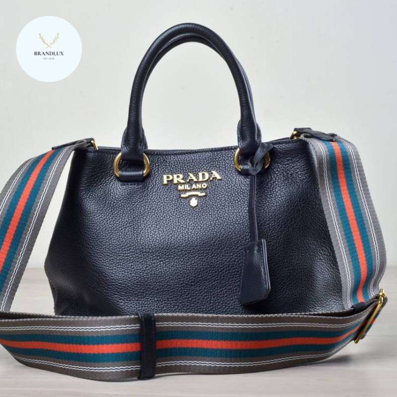 Prada borsa a mano vitello phenix outlet