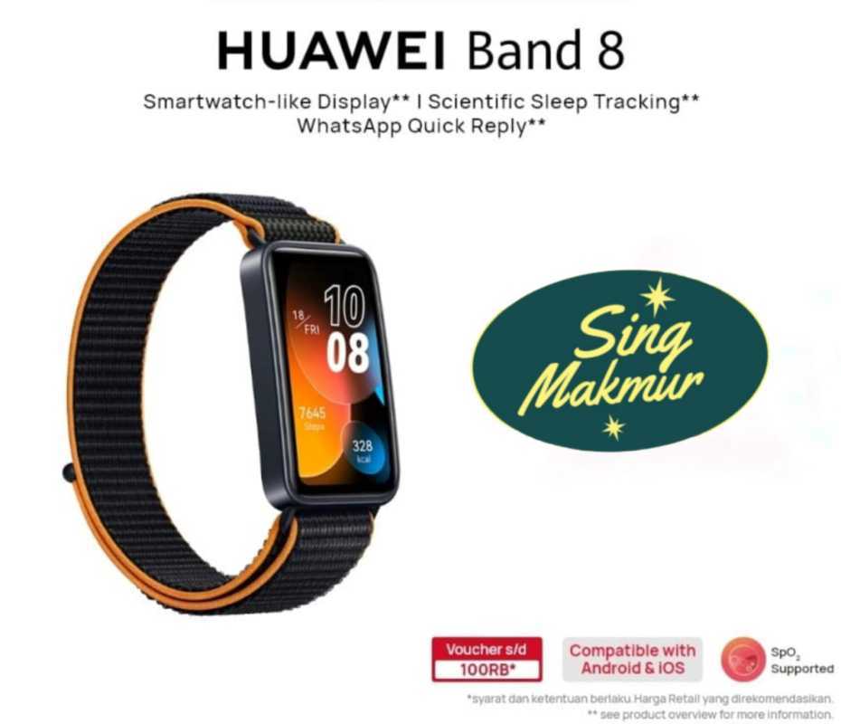 HUAWEI Band 8 Smartband Smartwatch like Display WhatsApp Quick Reply