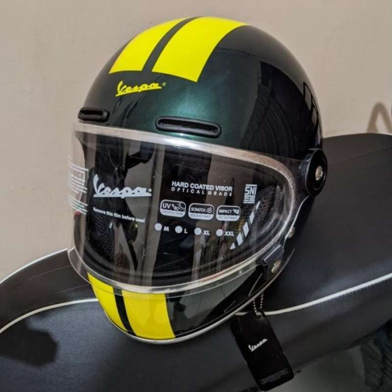 Jual Helm Vespa Racing Sixties Green Bosco Limited Edition di