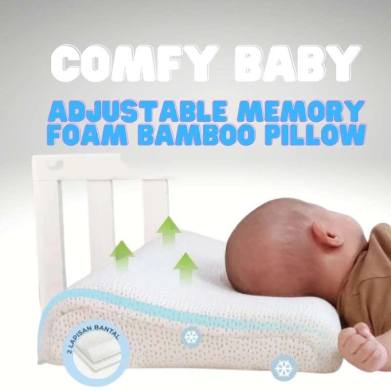 Comfy baby adjustable 2025 memory foam pillow