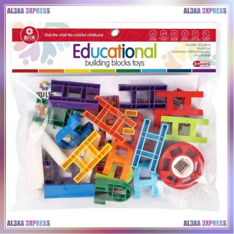 Mainan Balok DIY Lasy Block Bongkar Pasang Mainan Anak Belofty Toys