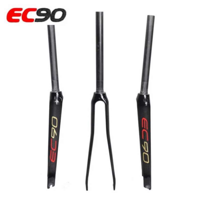 Promo EC90 FORK CARBON 700C FORK FULL CARBON RIGID GARPU FORK