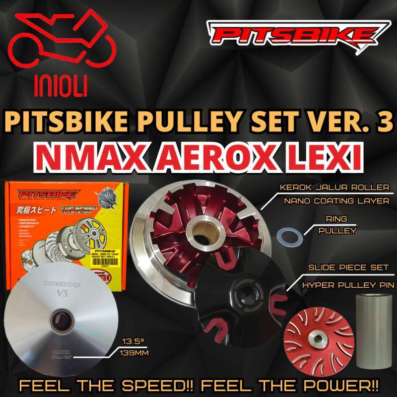Jual Pulley Set Pully Rumah Roller Pitsbike Nmax Aerox Lexi Old