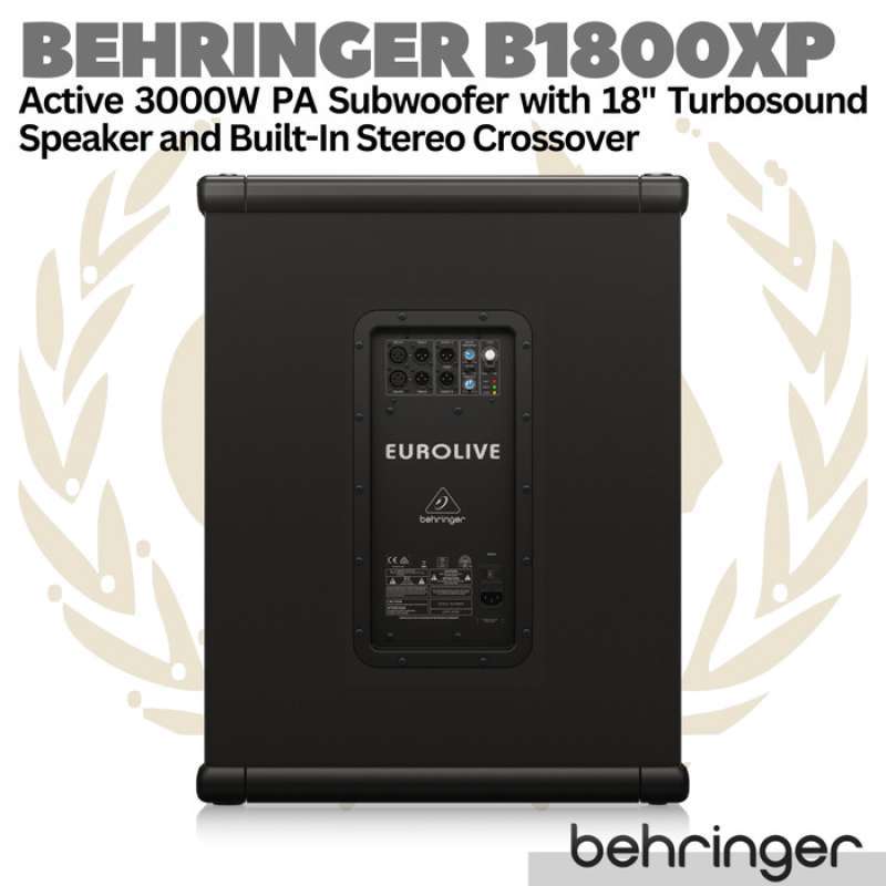 Jual BEHRINGER EUROLIVE B1800XP Active 18 Inch 3000W PA Subwoofer