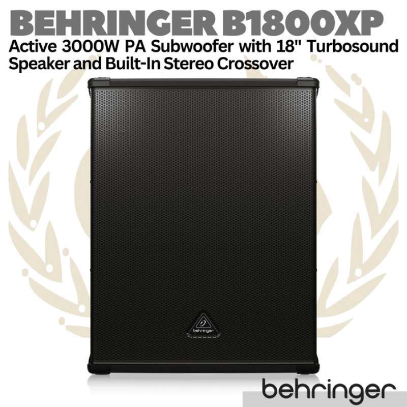 Behringer subwoofer cheap b1800xp
