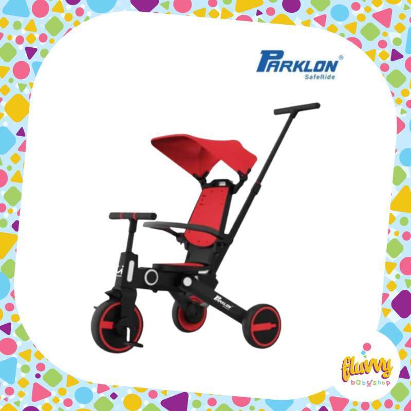 Kids Tricycle Trike Foldable Parklon SafeRide In Smart Folding