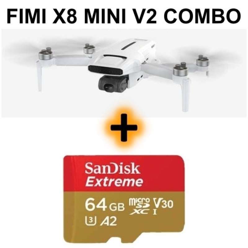 Jual Promo Fimi X8 Mini V2 Drone Gps 9Km 4K 3 Axis Gimbal 37 Min