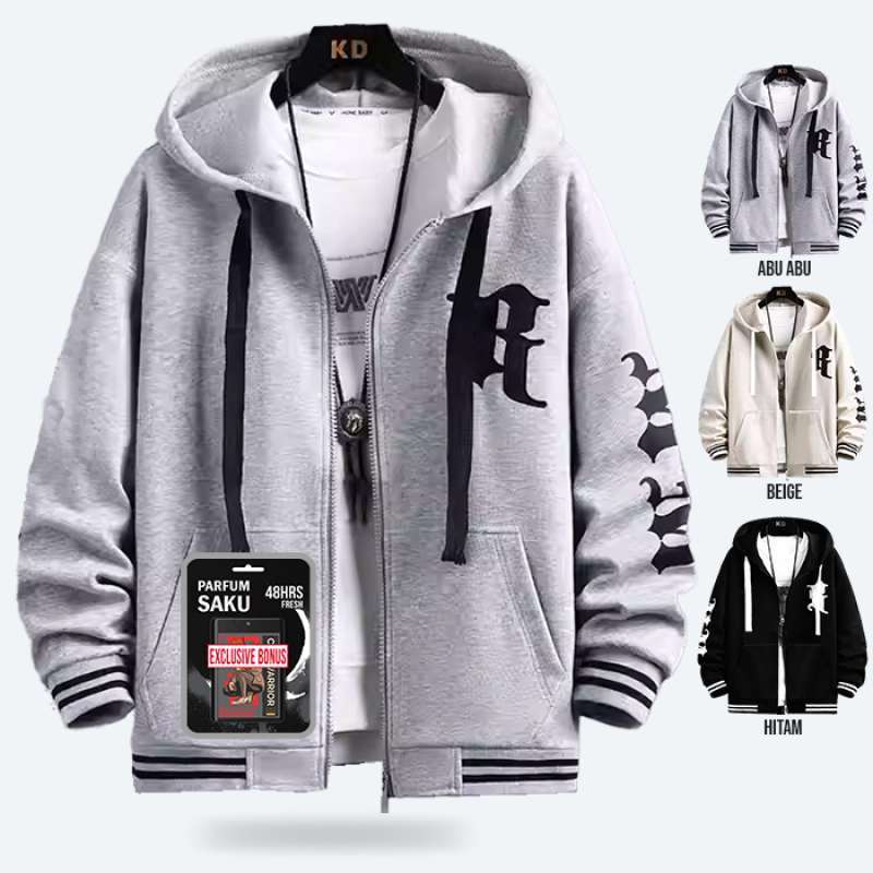 Jaket hoodie zipper shop