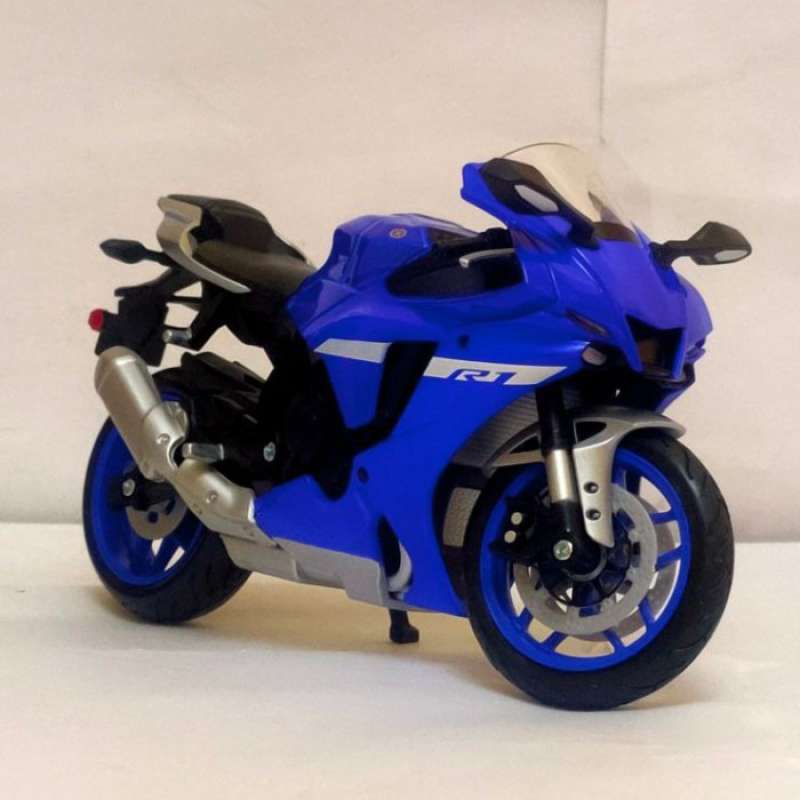 Diecast Miniatur Motor Yamaha YZF-R1 2021 Miniatur Motor Sport Maisto 1:12