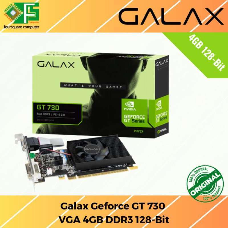 4gb Graphics Card Nvidia Geforce Gt 730 4gb Gddr5 VGA Galax NVidia