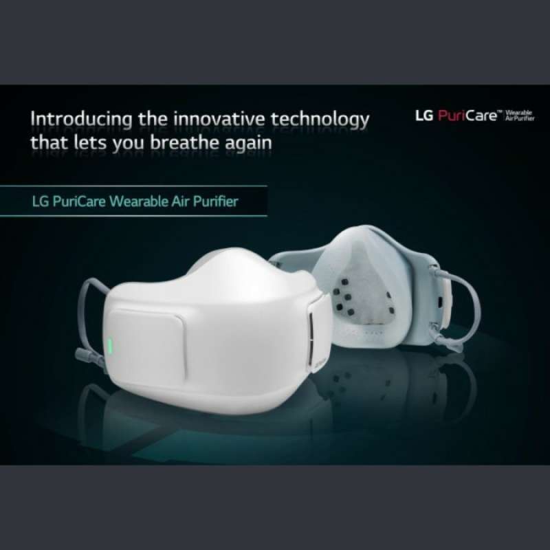 Masker lg puricare wearable top air purifier