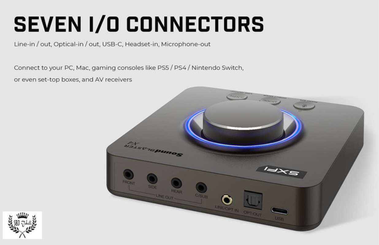 Promo New Creative Sound Blaster X3 Hi Res 7.1 Usb Dac Amp Sound