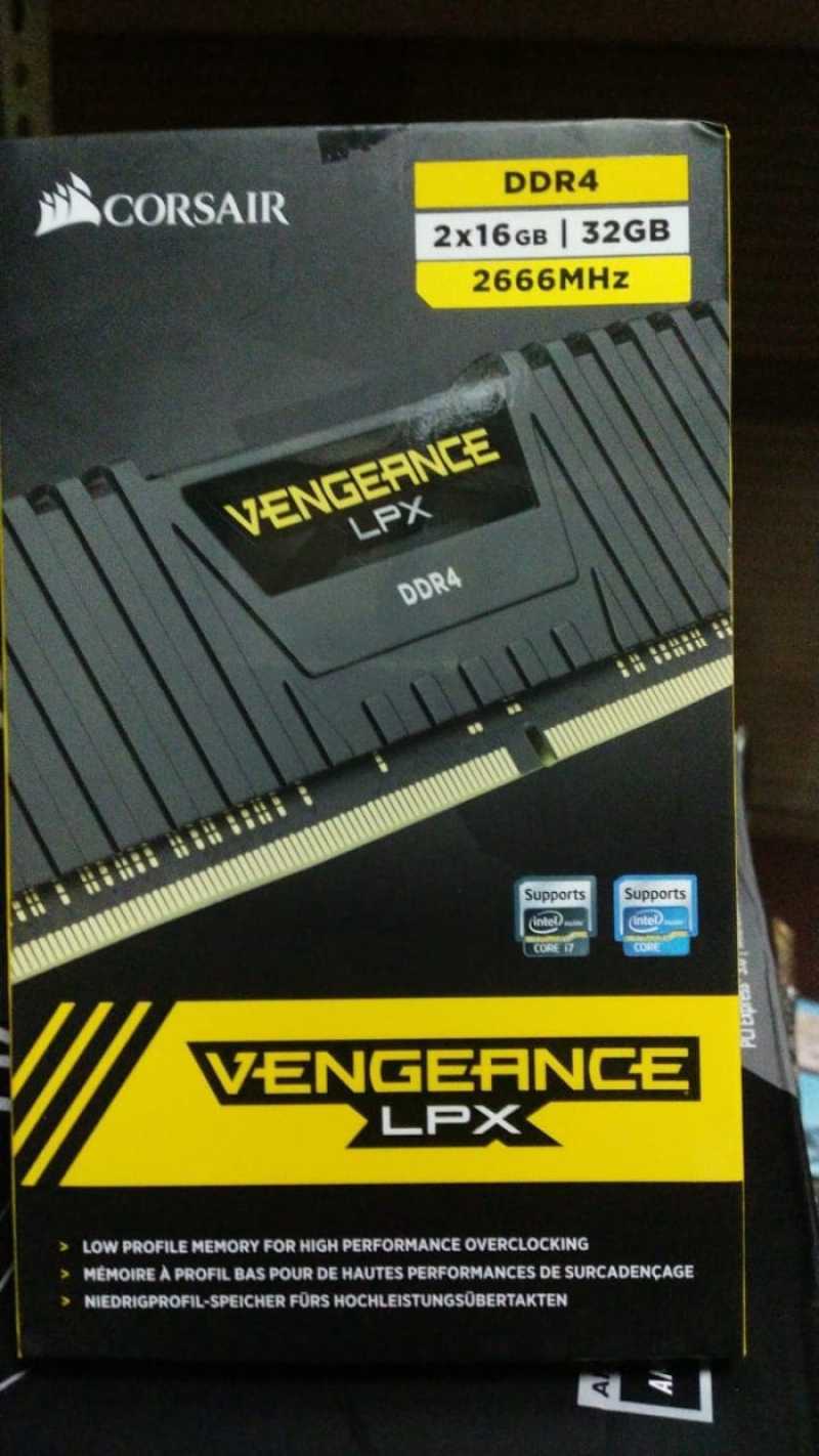 Corsair Vengeance Lpx 32 Gb 2X16Gb Ddr4 2666Mhz Cmk32Gx4M2A2666C16