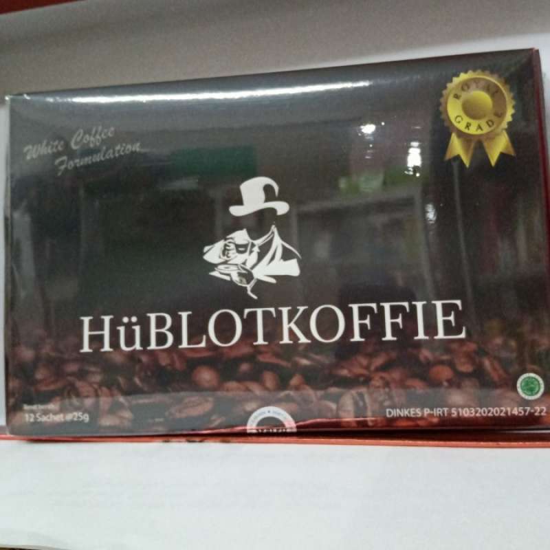 Promo h Blotkoffie white coffee formulation 12sachet 25mg Diskon