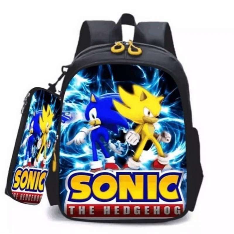I A7 Tas Ransel Anak Sekolah Tk Sd Karakter Sonic The Hedgehog X Ml
