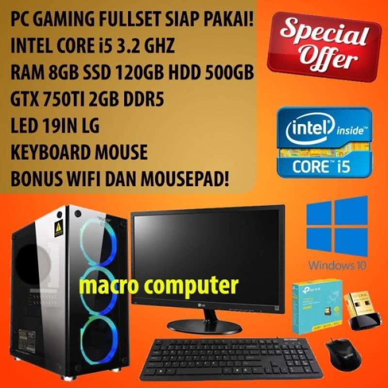 I5 650 hotsell gtx 750 ti
