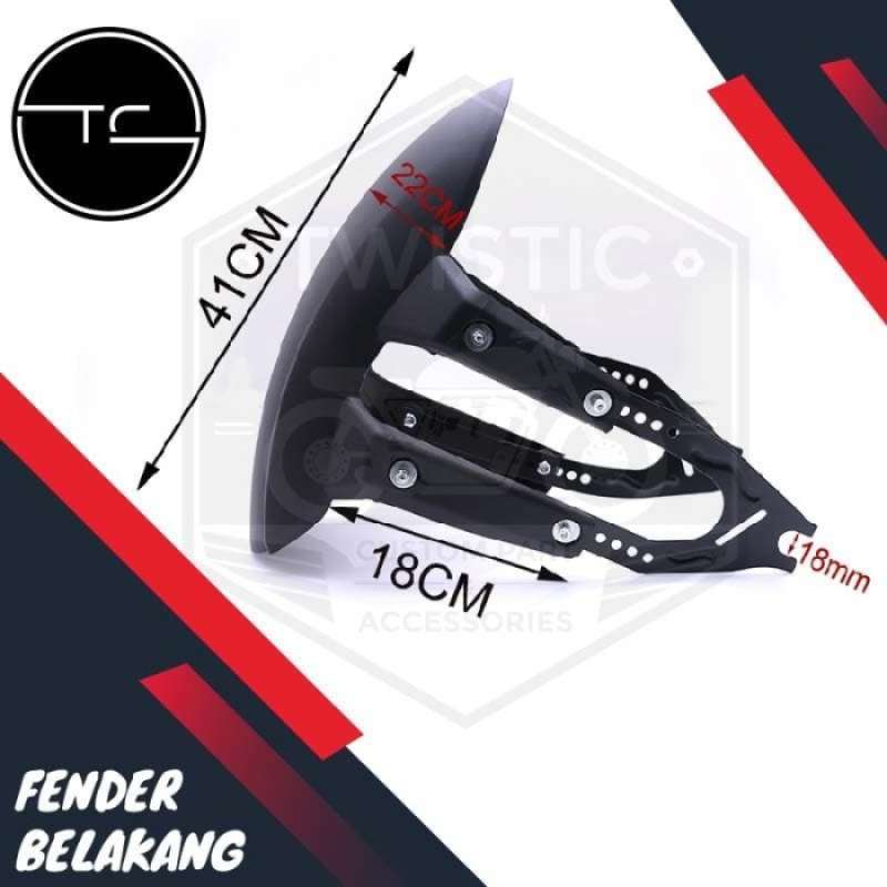 Promo Fender Spakbor Mudguard Belakang Anti Nyiprat Motor Custom